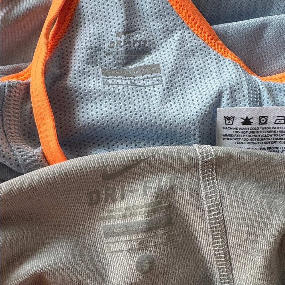 Nike Blue and Orange Women's Tennis Skirt Set - Picture 2 of 9